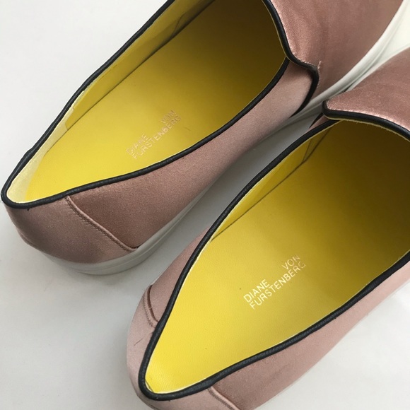 Diane Von Furstenberg Budapest Satin Slip-On - Picture 3 of 8